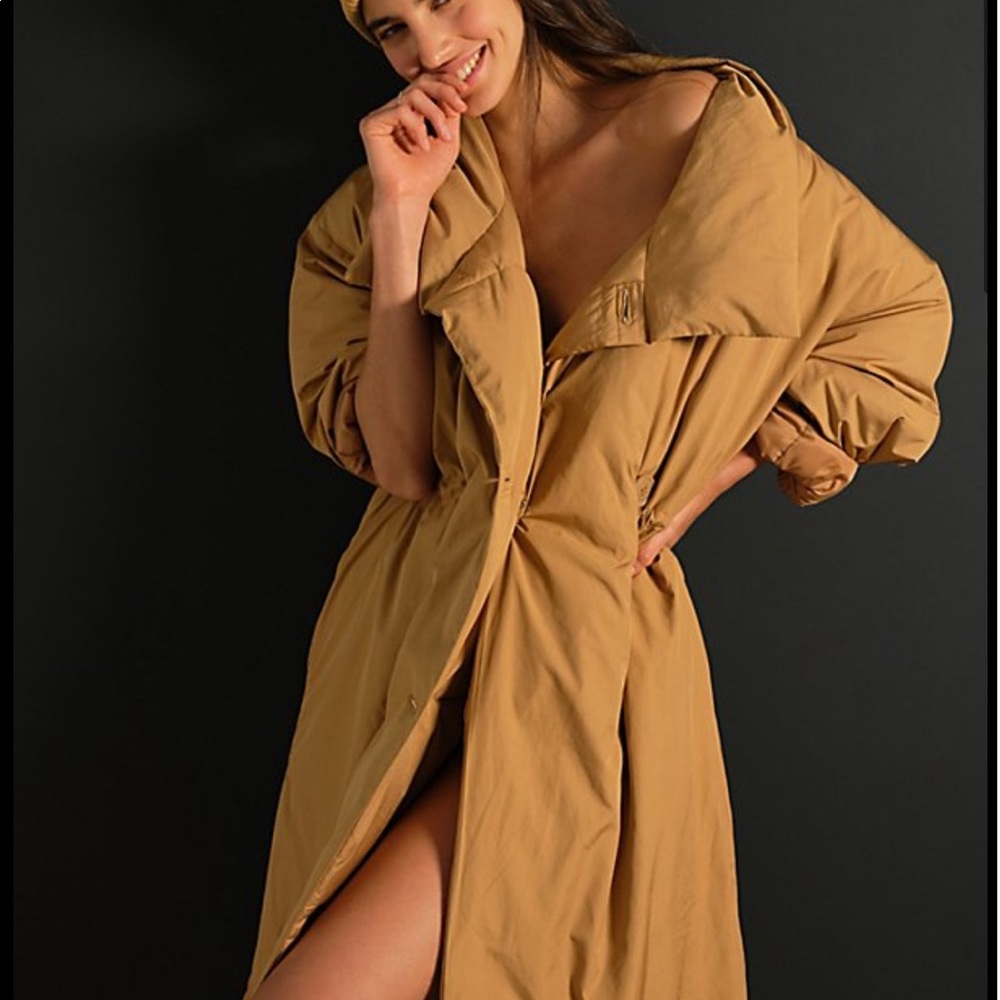 Free People Maxi Oversized Downtown Puffer